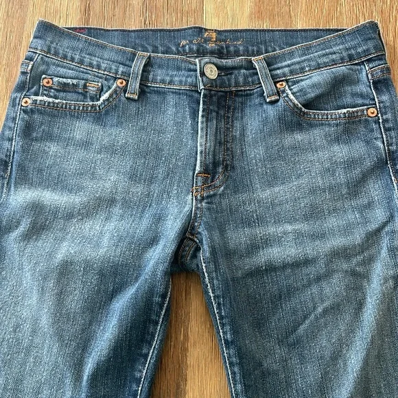 7 For All Mankind Bootcut Jeans, Size 28 - Picture 4 of 12